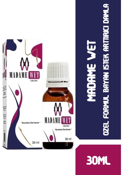 Madame Wet Kadin Kadın Damla 30ML