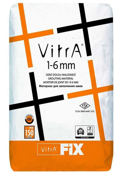 Vitrafix Beyaz Derz 1-6 Mm, 20 kg