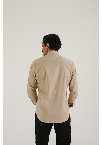 Slım Fit Lycra Uzun Kol Erkek Gömlek fiyatları