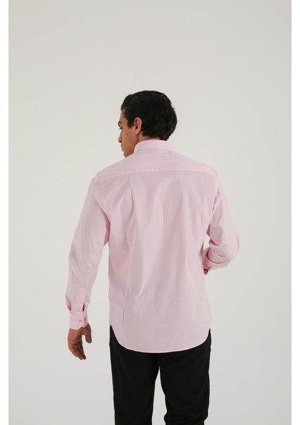 Slım Fit Lycra Uzun Kol Erkek Gömlek fiyatları