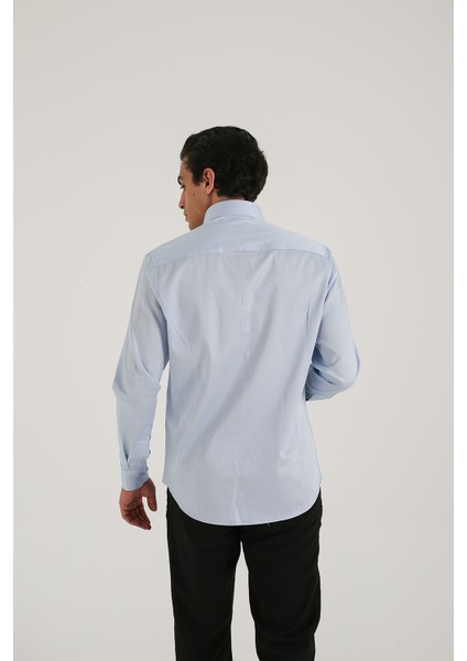 Slım Fit Saten Uzun Kol Erkek Gömlek fiyatları