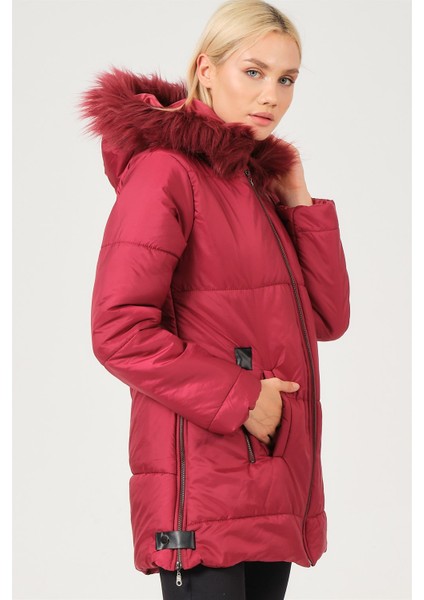 Z6668 Dewberry Bayan Kaban-Açık Bordo modelleri