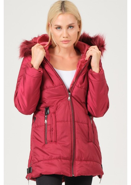 Z6668 Dewberry Bayan Kaban-Açık Bordo fırsatları