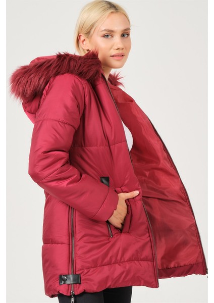 Z6668 Dewberry Bayan Kaban-Açık Bordo indirimleri