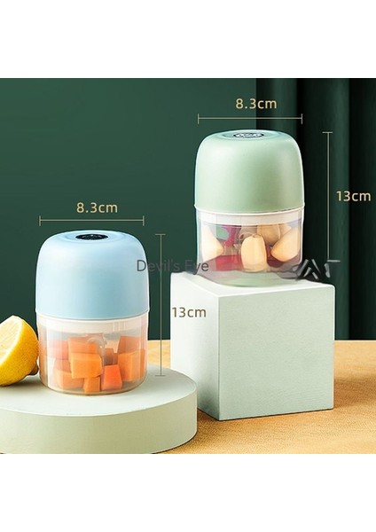 100ML Electric Garlic Crusher Mini Garlic Cutter Devil's Eye (Yurt Dışından)