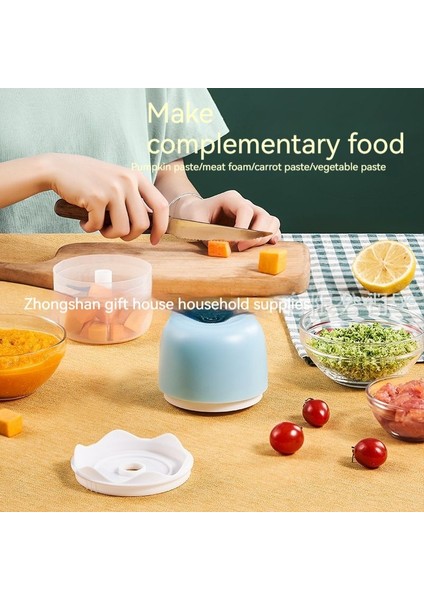 100ML Electric Garlic Crusher Mini Garlic Cutter Devil's Eye (Yurt Dışından)