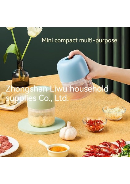 100ML Electric Garlic Crusher Mini Garlic Cutter Devil's Eye (Yurt Dışından)