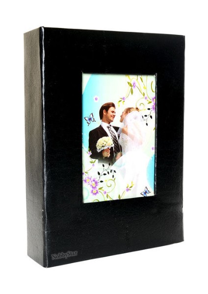Nobbystar Deri 100'LÜK 15X21CM. Pencereli Fotoğraf Albümü