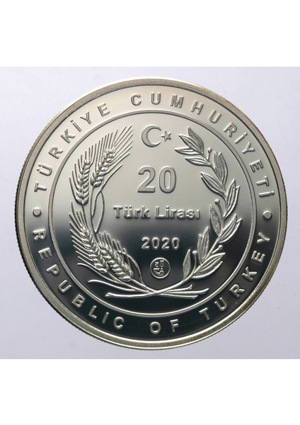 AA Anadolu Ajansi 20 TL 2020 GÜMÜŞ HATIRA PARASI SERTIFIKALI fiyatları