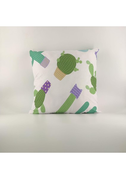 Paredora Uzun Kaktüs Kırlent Kılıfı