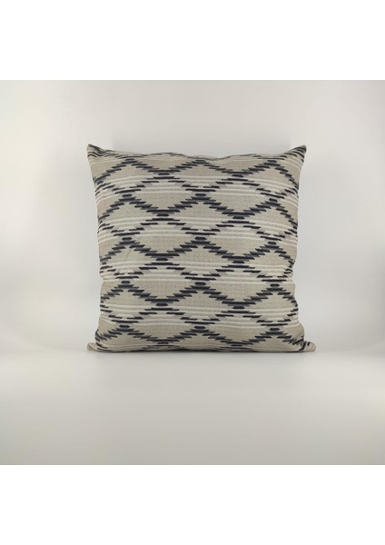 Paredora Baklava Desenli Çizgili Kırlent Kılıfı