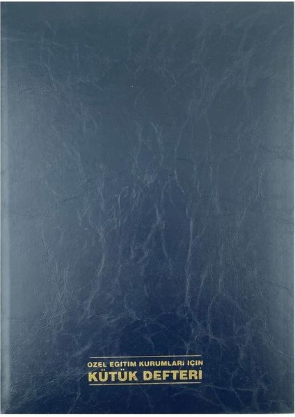 Özel Eğitim Kurumları Künye Defteri Suni Deri Ciltli