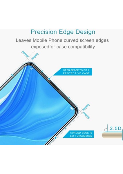 Y9S 0.26MM Temperli Cam Ekran Koruyucu - Şeffaf (Yurt Dışından)
