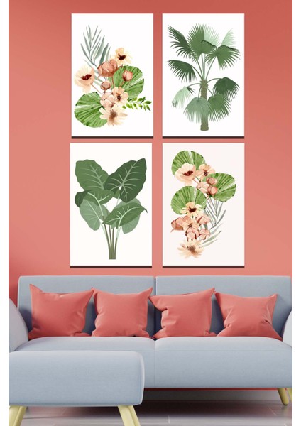 4 Parça Tropic Set Tablo