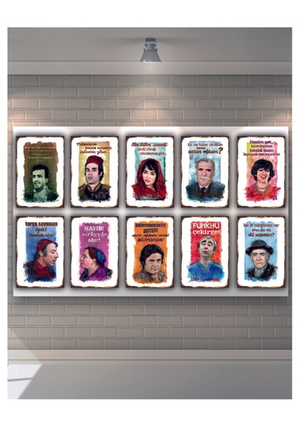 Seni Öyle Bi Severim Ki Dengeni Kaybedersin Ahşap Poster