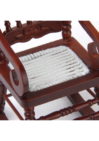 Mini 1/12 Sallanan Sandalyeler W/ Kanepe Oturma Odası Manzara Mobilya Dekoru (Yurt Dışından) indirimleri