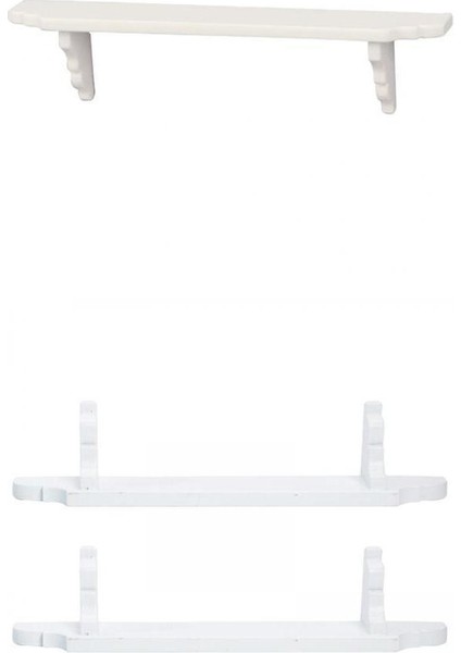 3x 1/12 Duvar Raf Banyo Manzarası (Yurt Dışından)