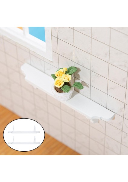 3x 1/12 Duvar Raf Banyo Manzarası (Yurt Dışından) fırsatları