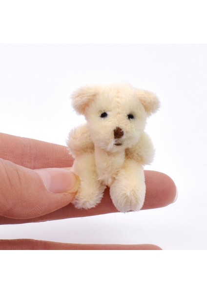 1.97INCH Mini Ortak Bear ve Tavşan Peluş Oyuncak 1:12 Dollhouse Dekor Oyuncakları (Yurt Dışından) modelleri