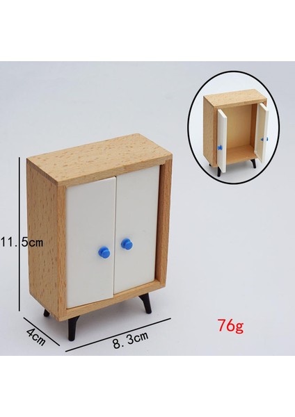 6pcs 1/12 Bowlhoush Mobilya Mobilya Simülasyon Oturma Odası Yatak Odası (Yurt Dışından) fırsatları