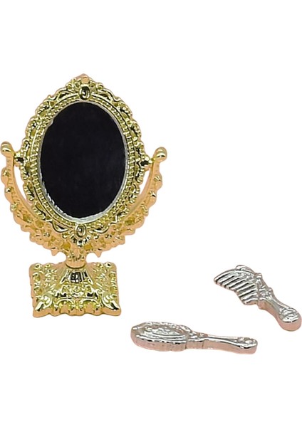 Espejo Elegante Para Casa De Muñecas A Escala 1:12, 2 Uds., Detalles (Yurt Dışından) fiyatları