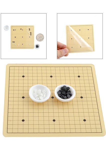 2 Kit 1:12 Ölçekli Dollhouse Weiqi Oyun Bebek Sahne Dekorasyonu (Yurt Dışından) indirimleri