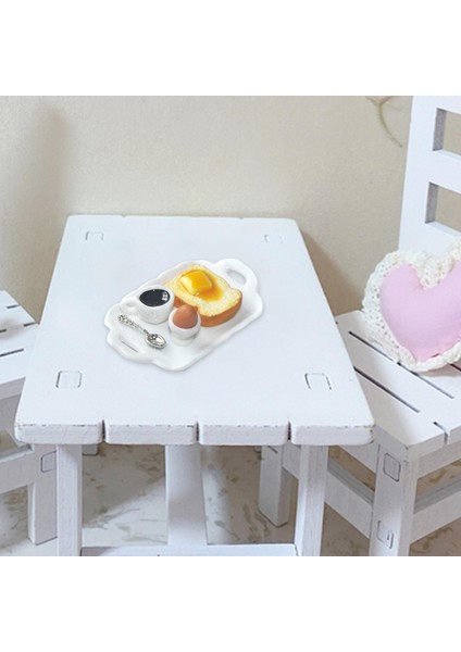 2x 1/6 Kahvaltı Tepsisi Dollhouse Dekorasyon Hediyeleri (Yurt Dışından) indirimleri