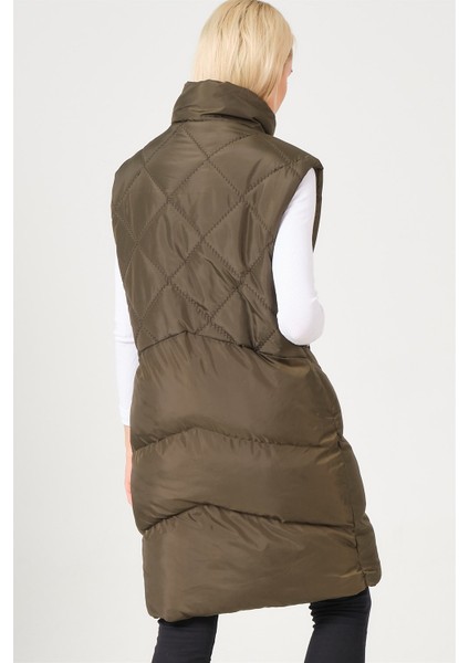 Z6743 Dewberry Bayan Yelek-Haki fiyatları