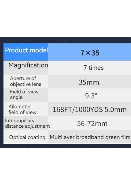 20X50 Dürbün Dış Mekan Seyahat Ekipmanları (Yurt Dışından) fiyatları