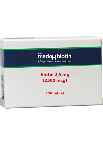 skin Medohbiotin Biotin 2,5mg 120 Tablet