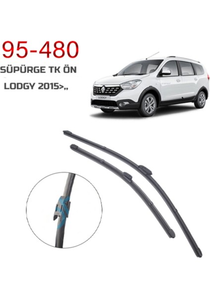 Lodgy Ön Cam Silecek Süpürgesi Takım 22"+16" 2015 Sonrası 95-480-02