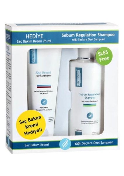 Dermoskin Sebum Regulation Shampoo 200ML+HAIR Conditioner 75ML