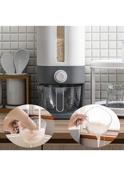 Otomatik Plastik Tahıl Dispenseri Saklama Kutusu (Yurt Dışından) modelleri