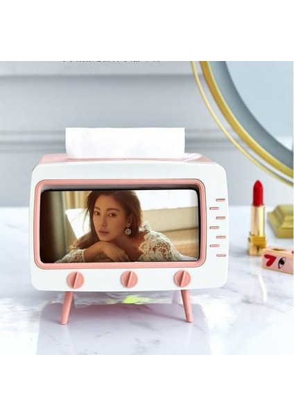 Tv Doku Kutusu Masaüstü Kağıt Tutucu (Yurt Dışından)