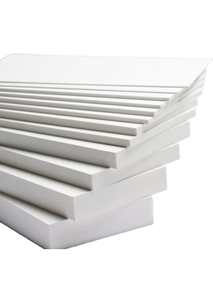 7.5 mm Beyaz Dekota Levha Pvc Foam Foreks Levha Maket Malzemesi