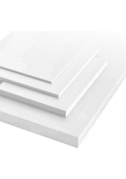 7.5 mm Beyaz Dekota Levha Pvc Foam Foreks Levha Maket Malzemesi