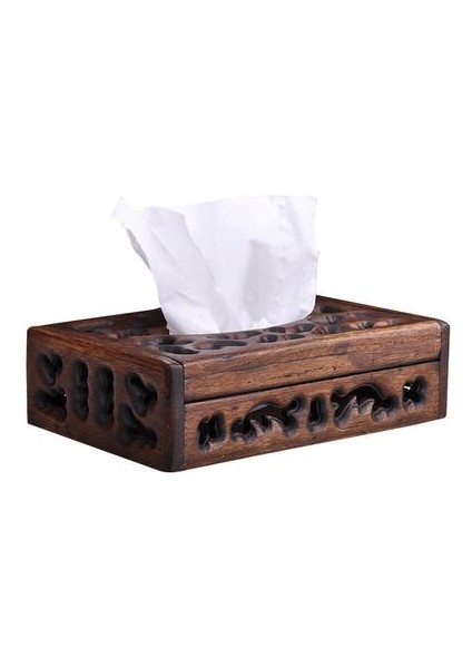 Tay Retro Ahşap Doku Kutusu(Yurt Dışından)