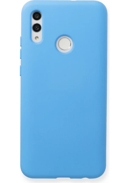 Happycase Huawei P Smart 2019 Kılıf Nano Içi Kadife  Silikon - Mavi