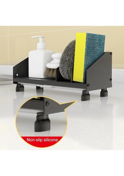 Mutfak Lavabo Organizatör Raf Paslanmaz Çelik Duvar Asılı (Yurt Dışından)