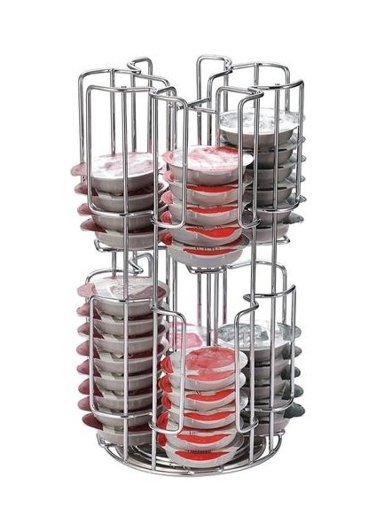 Basit Stil Dönen Kapsül Kahve Pods Tutucu Depolama Rafı (Yurt Dışından)