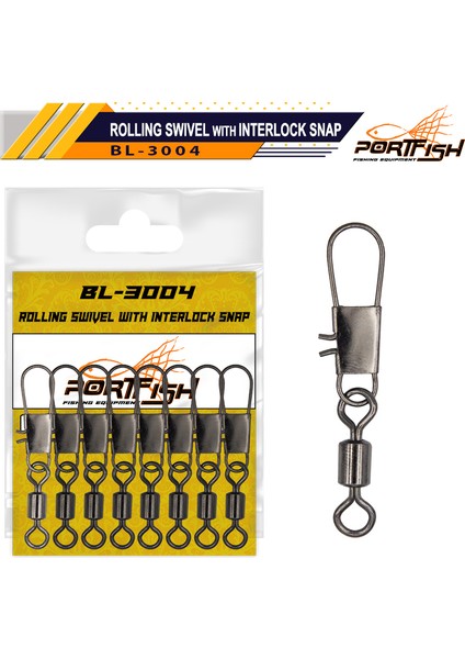 BL-3004 Bilyalı Fırdöndülü Klips 5