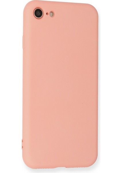 iPhone 8 Kılıf Nano Içi Kadife Silikon - Pembe modelleri
