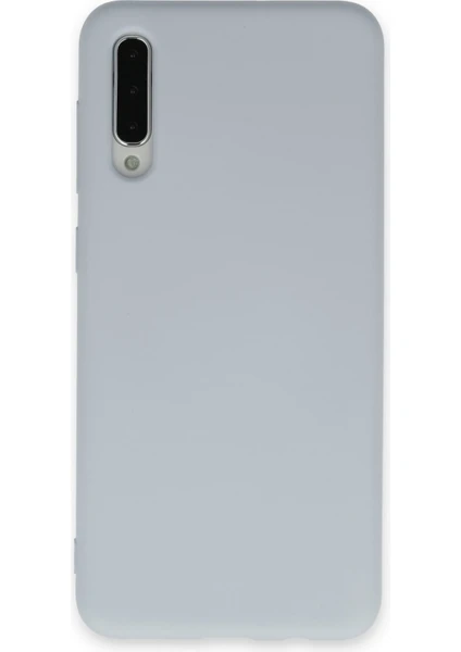 Happycase Samsung Galaxy A30S Kılıf Nano Içi Kadife  Silikon - Buz Mavisi