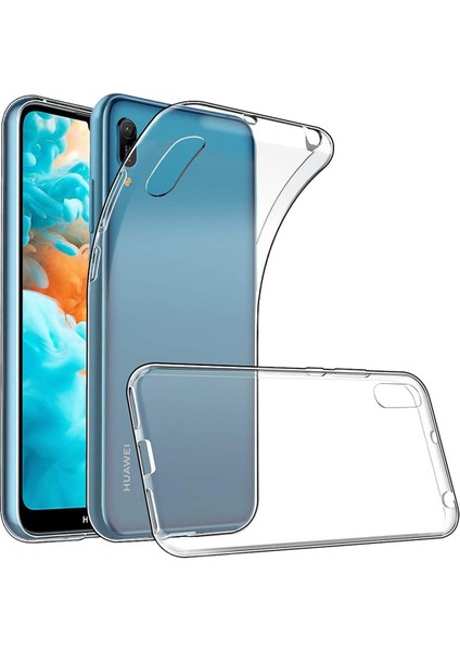 Huawei Y6 2019 Kılıf Lüx Şeffaf Silikon