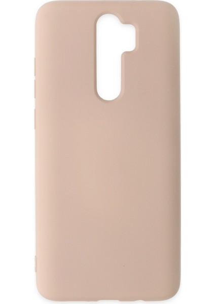 Xiaomi Redmi Note 8 Pro Kılıf Nano Içi Kadife Silikon - Pudra