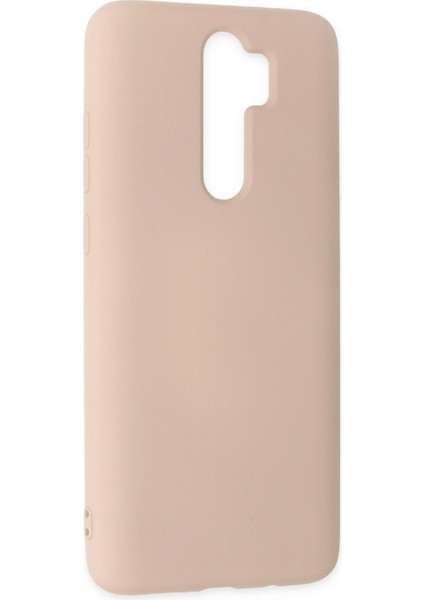 Xiaomi Redmi Note 8 Pro Kılıf Nano Içi Kadife Silikon - Pudra