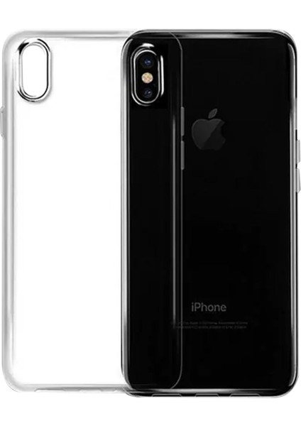 iPhone Xs Kılıf Lüx Şeffaf Silikon