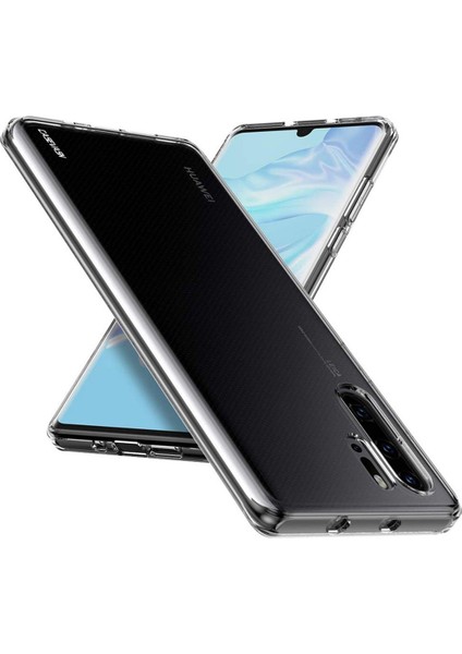 Huawei P30 Pro Kılıf Lüx Şeffaf Silikon - Şeffaf