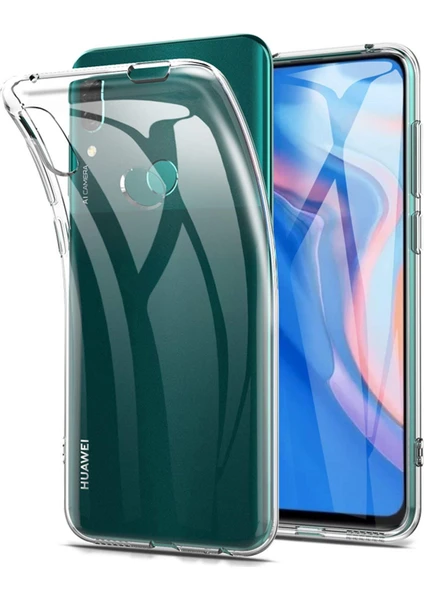 Happycase Huawei Y9 Prime 2019 Kılıf Lüx Şeffaf Silikon