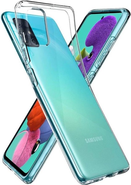 Samsung Galaxy A02S Kılıf Lüx Şeffaf Silikon